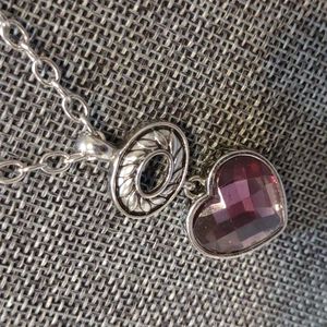 Purple Heart Necklace